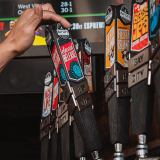 beer taps at bay city brewing co