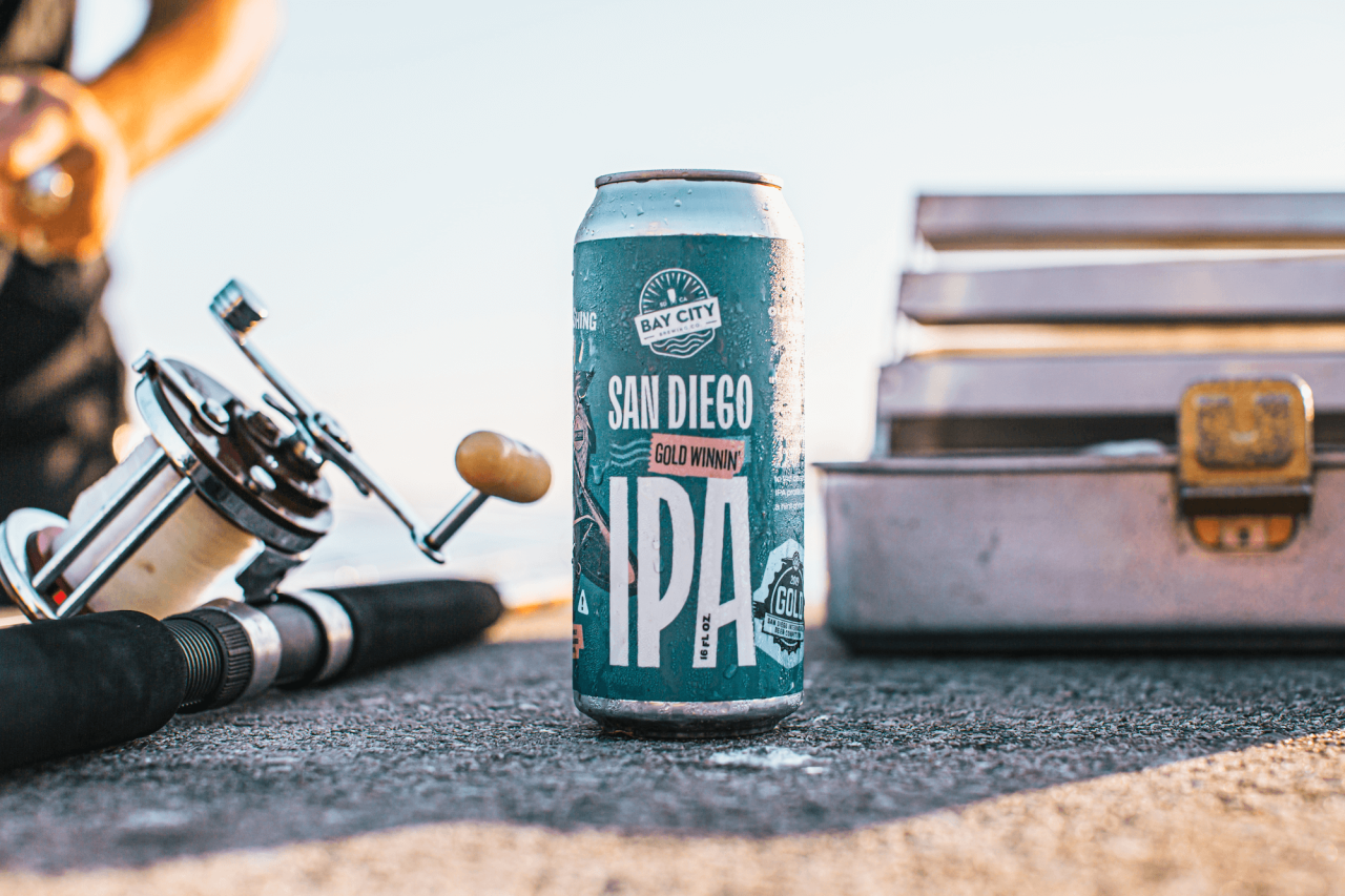 Bay City IPA beer can