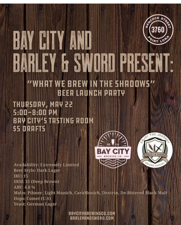 Bay City/ Barley & Sword Collab Party
